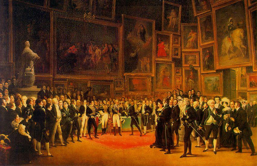The Paris Salon in 1800s -