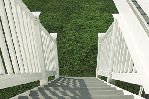 RESIDENTIAL HEIGHT LEVEL RAILING KITS BALUSTER LENGTH COLOR Square 4 5 6 8 10 White,