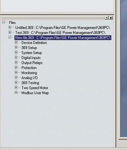 WORKING WITH SETPOINTS AND SETPOINT FILES CHAPTER 4: USER INTERFACES Enter the appropriate settings manually to complete the new Settings File.