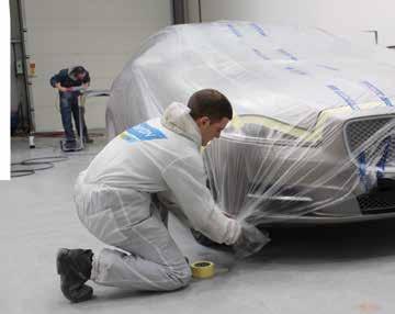 Masking Paper & FILM Norton Plastifilm provides the perfect solution for protecting car bodywork when spraying primer, paint or varnish.