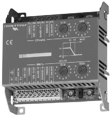 Universal signal transducer with fully isolated inputs and outputs Universal signal transducer Full isolation between the inputs and outputs Signals can be converted and linearised Adjustable signal