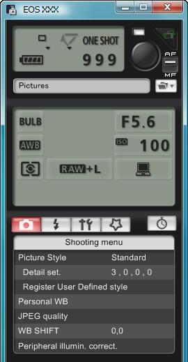 For cameras without < B > (bulb) on the Mode dial, set the Mode dial to < M > (manual), and select [BULB] in the capture window or set the camera s shutter speed to [BULB].