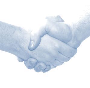 The Business Handshake Extend your arm with your hand outstretched with thumb straight up Make sure hands are web to web slide your hand into the other person s until your webs touch Give it just two