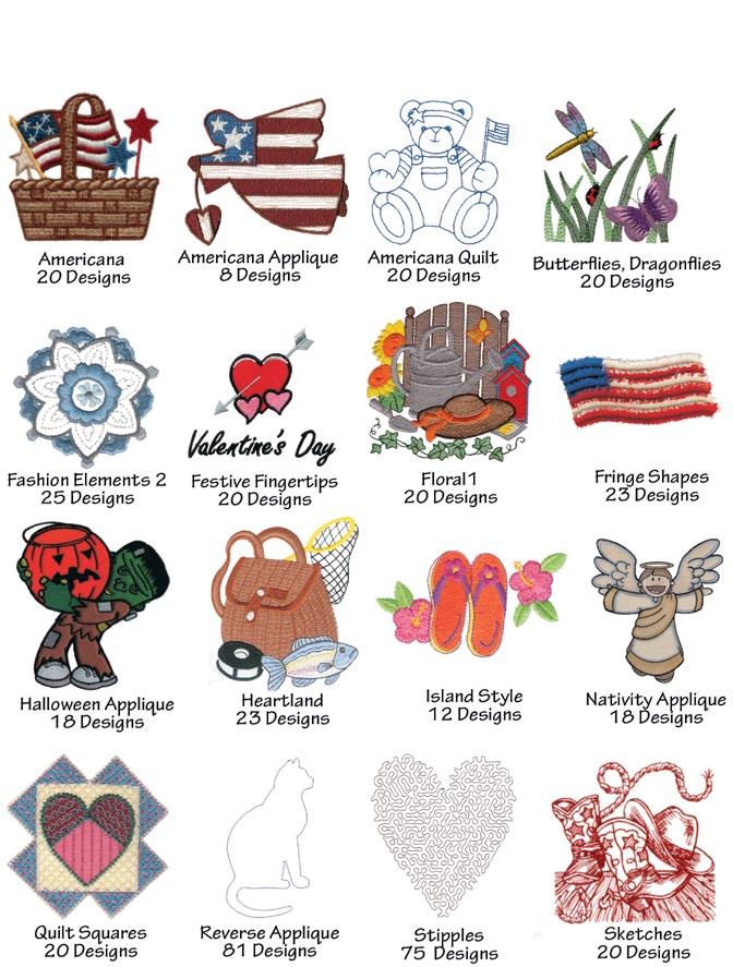 Free Included in Your Starter Kit Open the Steve Wilson collection booklet in the Printable PDF Files folder to view all of the designs.