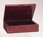 5263 (shown open) Matte Finished Rosewood Box Holds 12 Golf Balls Walnut It can