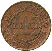 Uncirculated, toned a deep mahogany colour and struck with full Proof