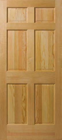 Pine Ponderosa Pine Panel / Bifolds 1/0-1/10 are 3-Panel 1/0-1/10 are 2-Panel P44 9/16 Raised Panel For sizes see chart below.