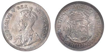 2036 Halfcrown, 1924 (Hern S275; KM. 19.1). Practically mint state, lightly toned 1,000-1,200 Provenance: Old Mill Collection.