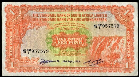 PAPER MONEY OF SOUTHERN AFRICA 2322 Standard Bank of South