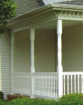 Posts Vinyl Porch Posts 1 5 Square Posts are Reinforced by Sturdy Corrugated