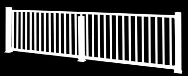 Specifications Railing Heights: 36, 42 Railing Lengths: 4, 5,
