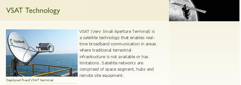 VSAT Satellites and HT Plus radios HTP radio can connect to the Satellite Terminal
