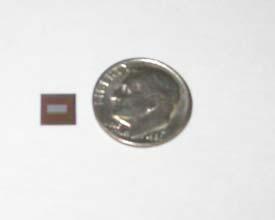 Optochip Assembly Bottom view: RIE vias (wafer-scale
