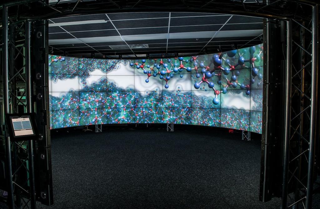 What is CAVE 2 CAVE 2 is a large-scale virtual reality environment where the user is immersed by 3D panels in 320 degrees.