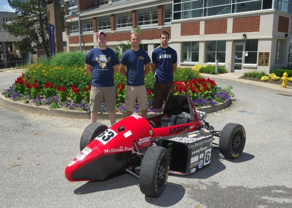 SAE Student Design Teams SAE Formula Team In these international, highly-competitive events (typically 100 or more entries), Akron Formula SAE Teams have