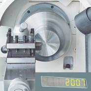 Spindle bore Constant Cutting Speed: during face turning