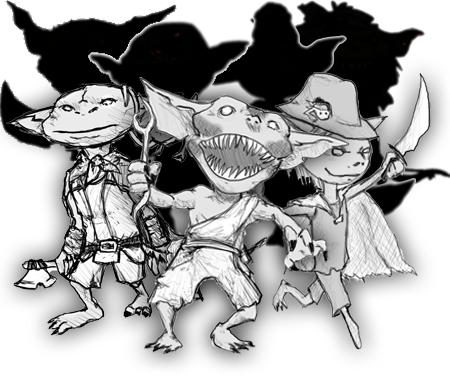 We Be Goblins! "We Be Goblins!" is a one-shot module for the Pathfinder Roleplaying Game. It was written by Richard Pett and released for free by Paizo on Free RPG Day, 2011.