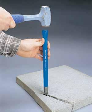 Concrete Chisels The DASCO PRO Concrete chisel is designed to break up concrete floors, sidewalks and paving slabs when an air hammer would be impractical.