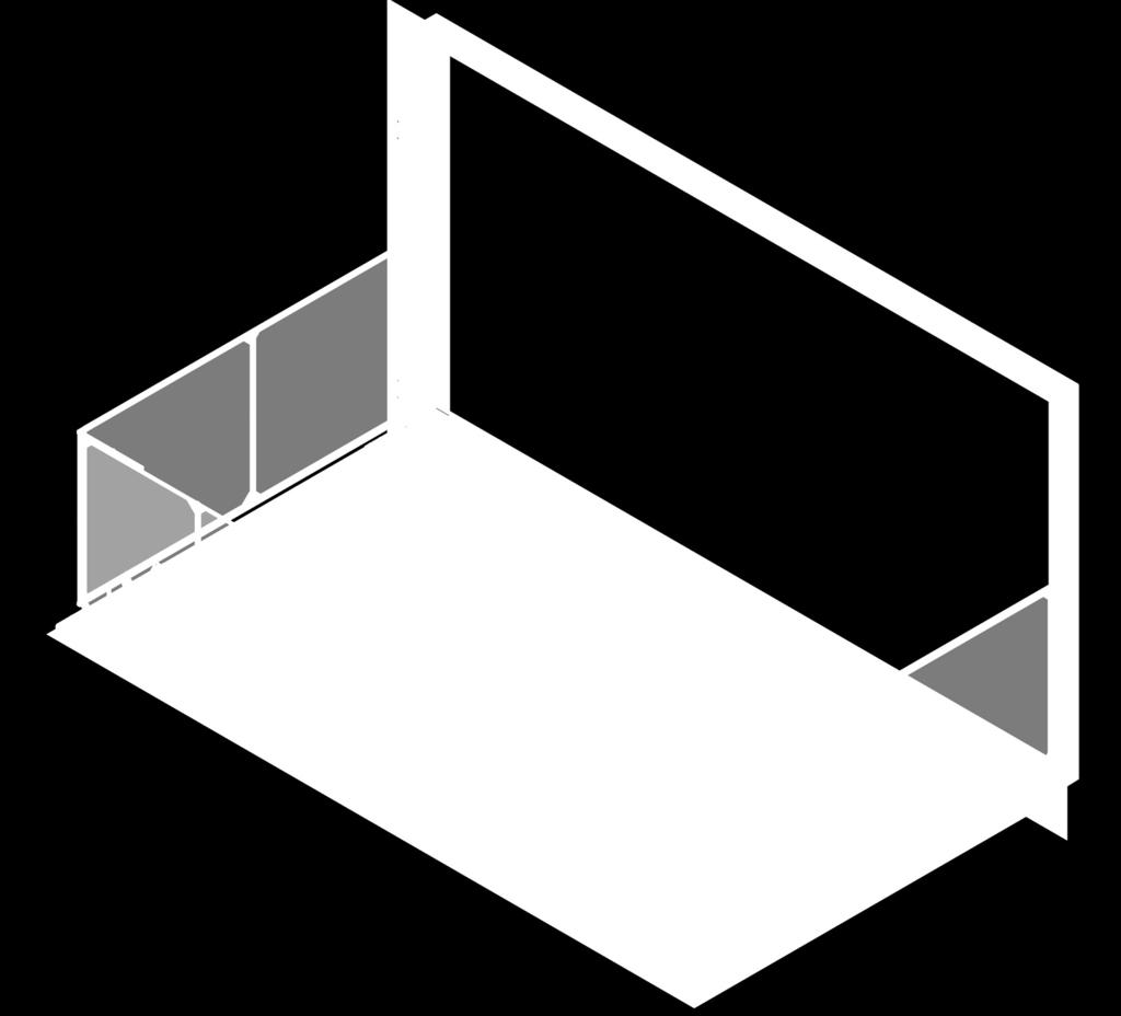 Place a 3 spacer block on each side of the ramp door at the door frame under the railing kit for support (Fig. 1). 3. Unfold the railing kit on the ramp door and on top of the 3" spacer blocks for added support.