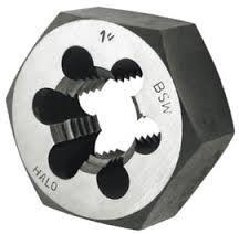 External threads A die nut is normally used