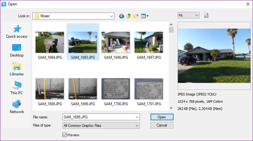 Simsol Photo Guide 3 Importing Digital Photos into Simsol To begin, the system contains two (2) ways of importing a Digital Photo into the Simsol Claim le: New Image or Thumbnail Import.