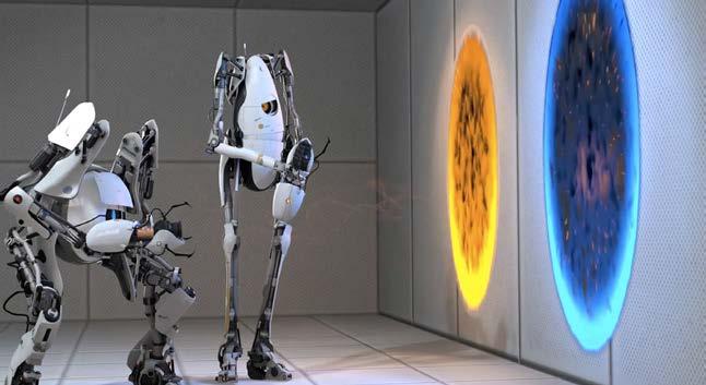 Image from Portal 2 2014 Portal was based on a game done by Digipen University Students, Narbacular Drop (Right) Tech Campus has been teaching the Digipen University High School Curriculum since 2005