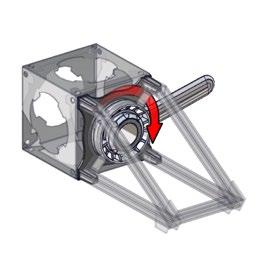 connector disassembled, assemble onto the end of your truss with the double-sided screw hub