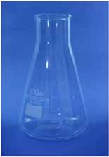 Funnels Wide Neck Conical Flasks, Erlenmeyer, Borosilicate Glass FW/50 FW/100