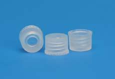 The Top Seal closure with a 10mil molded septa allows for easy needle penetration and is inert to most solvents.