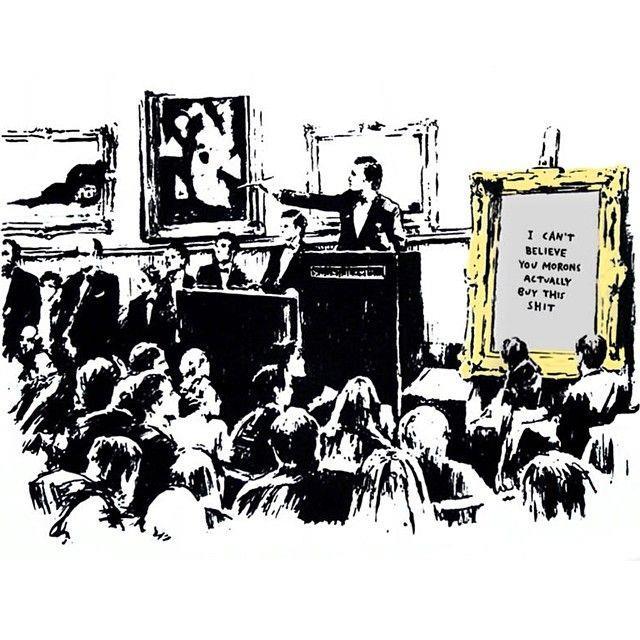 In 2007 Sotheby s sold a Banksy for more than 100.