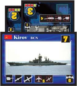 If an attack does not inflict enough hits to sink a ship, place the attack card under the ship with its hit number showing.