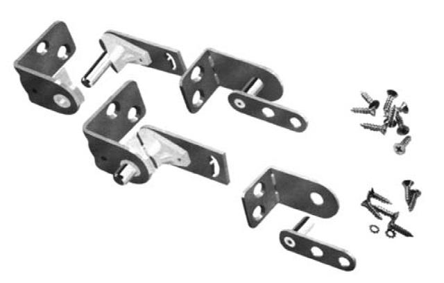 DOUBLE ACTING SCREEN HINGES H03-04001-03 Height: 1-3/4 (44.