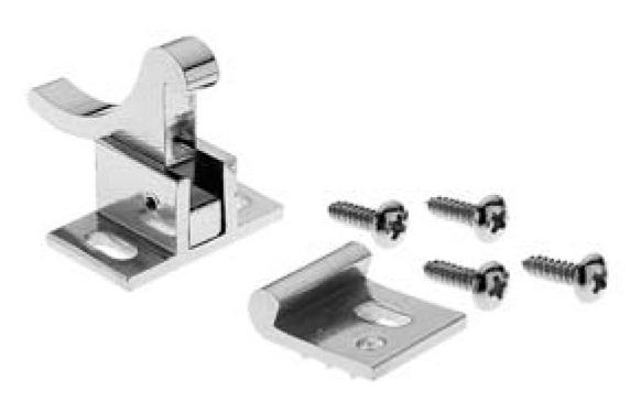 CASEWORK HARDWARE M03-99389-17 Elbow Catch Set with Catch & Plate Length: 2-1/4