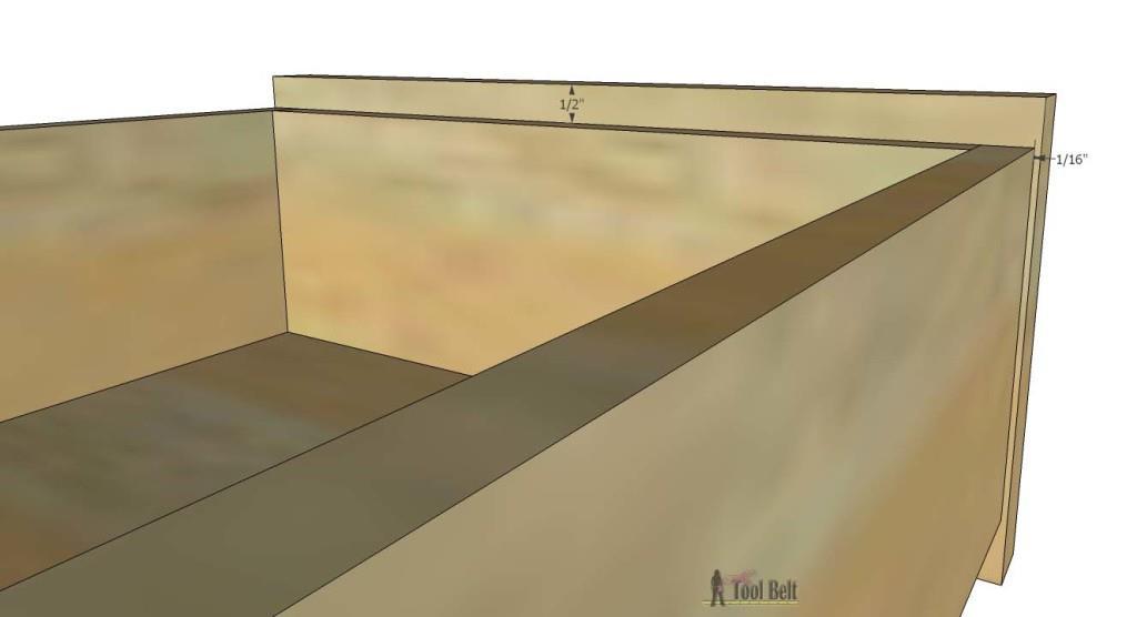 10 Step 6 To cover up the plywood edges that show, you can use edge banding, molding or