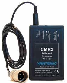 Datasheet CMR3 Calibrated Audio Induction Loop Receiver The CMR3 calibrated receiver is designed for measuring the performance of audio induction loop systems. The audio output is within ±0.