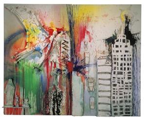 RMN-Grand Palais / Michael Herling / Benedikt Werner Pirodactyl over New York, 1962 Paint, plaster, and