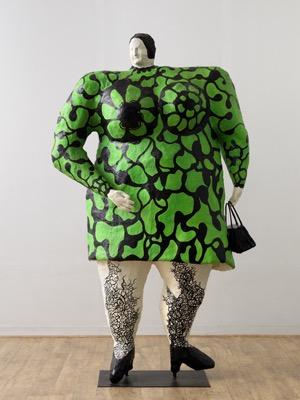 (Madame ou Nana verte au sac noir), 1968 Painted polyester 250 x 160 x 50 cm Niki