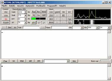 MMTTY MMTTY by Makoto Mori (JE3HHT) is used worldwide for RTTY and for good reason its decode performance is excellent, makes tuning RTTY signals very simple, and integrates into popular contest