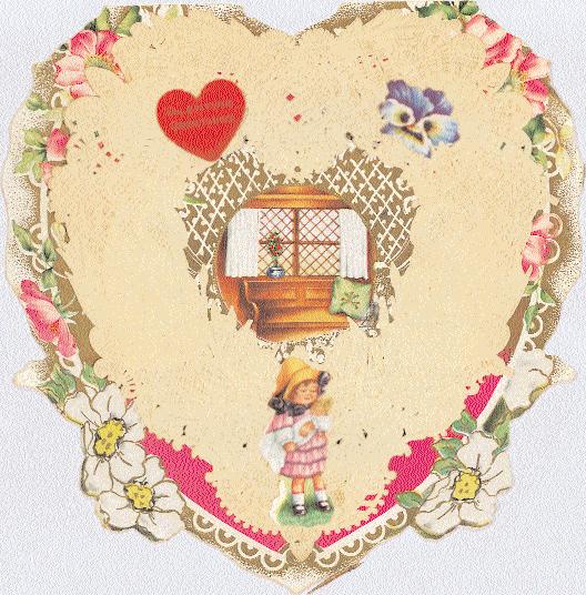 There are many different types of valentine cards, from the traditional to the far out. Many depict scenes related to the history of the valentine.