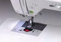 Advanced Sewing Features 67 Built-in stitches including: 46 Utility (with 10 styles of one-step buttonholes) 19 Decorative 1 Satin 1 Cross Stitch length 0.0mm - 5.