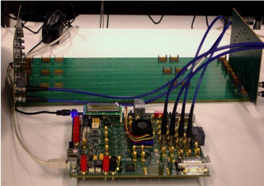 AN678 Figure 1: Stratix V SI Board and Amphenol Backplane Lab Setup Backplane Specifications 3 Backplane Specifications The backplane used for this case study is a 24 Amphenol Nelco (N4K12SI)
