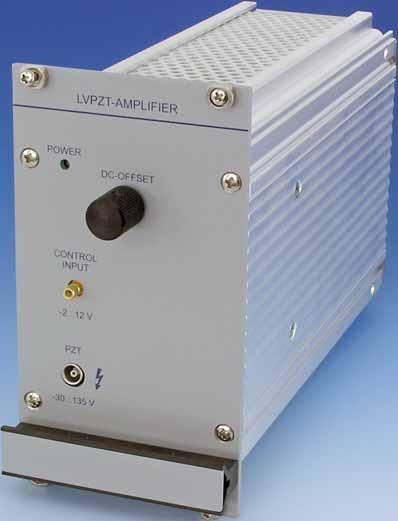 E-504 Piezo Amplifier Module High Power through Energy Recovery, E-500 Piezo Controller System tem allows easy installation of an optional E-509 sensor- / servo-controller module for closed-loop