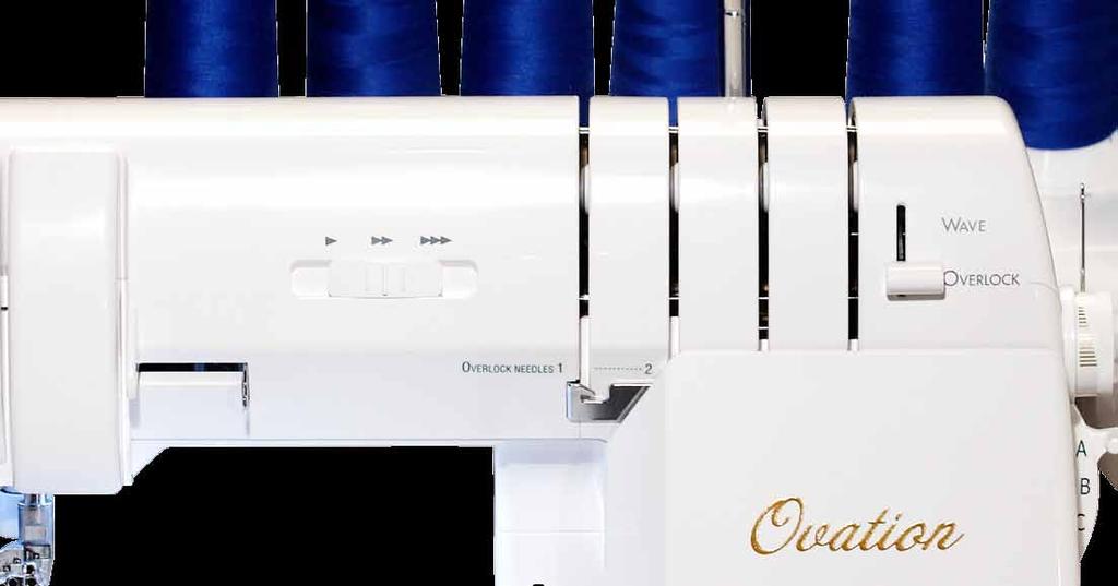 Yes, It s as Easy as it Looks No Tension Knobs Serging is hassle-free thanks to Automatic Thread Delivery (ATD).