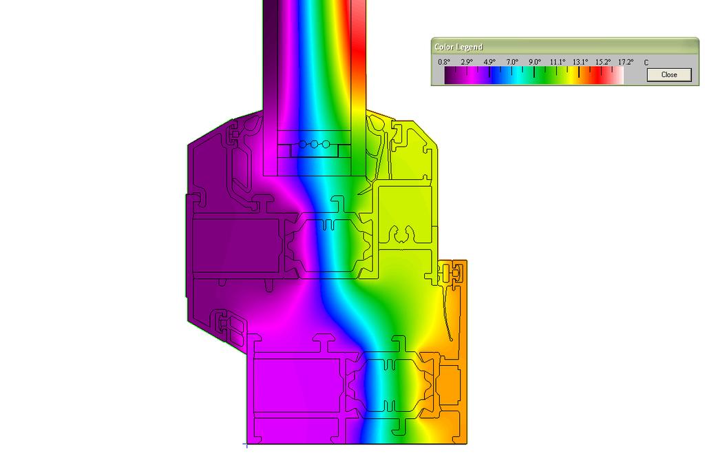 Thermal Performance Therm Software images mm window - Typical outer frame detail Therm Version 5.2.