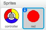 Step 2: Collecting dots Let s add some dots for the player to collect with their controller. Activity Checklist Create a new sprite called red. This sprite should be a small red dot.