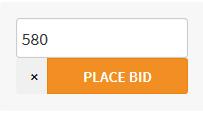 Place Bid 3 A pop up will appear advising you that you re about to place a bid, the amount of your current bid, and a note that the system will continue