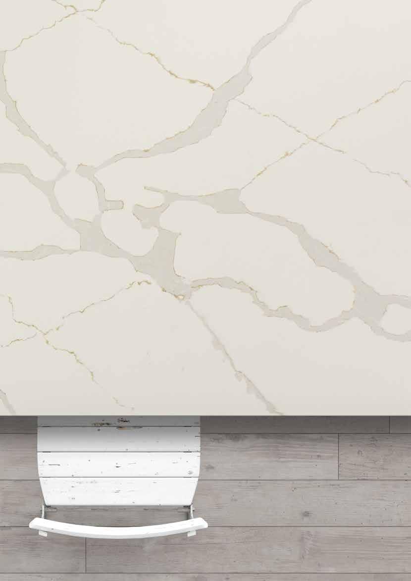 Globally sourced Sourced from across the globe, the surfaces are manufactured using 94% crushed quartz, and subjected to extremely rigorous quality standards.