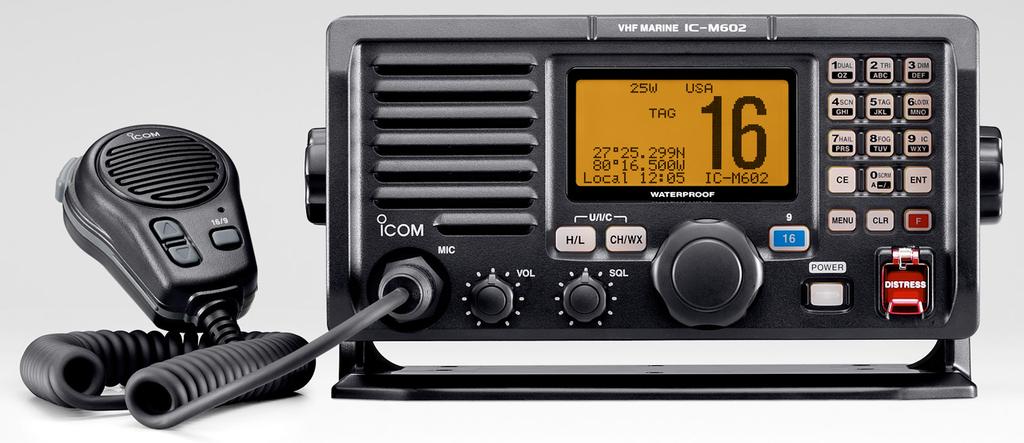 INSTRUCTION MANUAL VHF MARINE TRANSCEIVER im602 This device complies with Part 15 of the FCC rules.