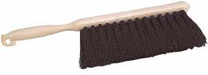20", Tampico Bristles, Plastic, Tan Handle 1 EA Lightweight Utility Brushes BWK-4408 8-1/2", Nylon Bristles, Tan