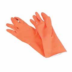 pair PK BWK-244M Flock-Lined Latex Cleaning Gloves,